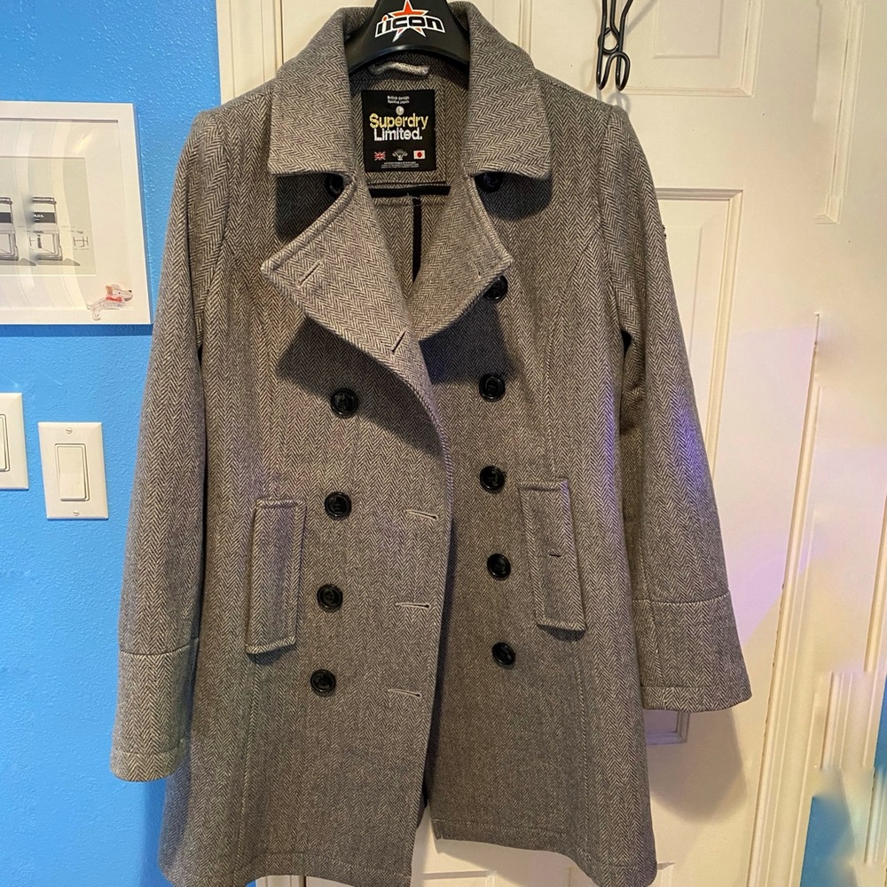 SuperDry Herringbone - NWOT - Sz Large